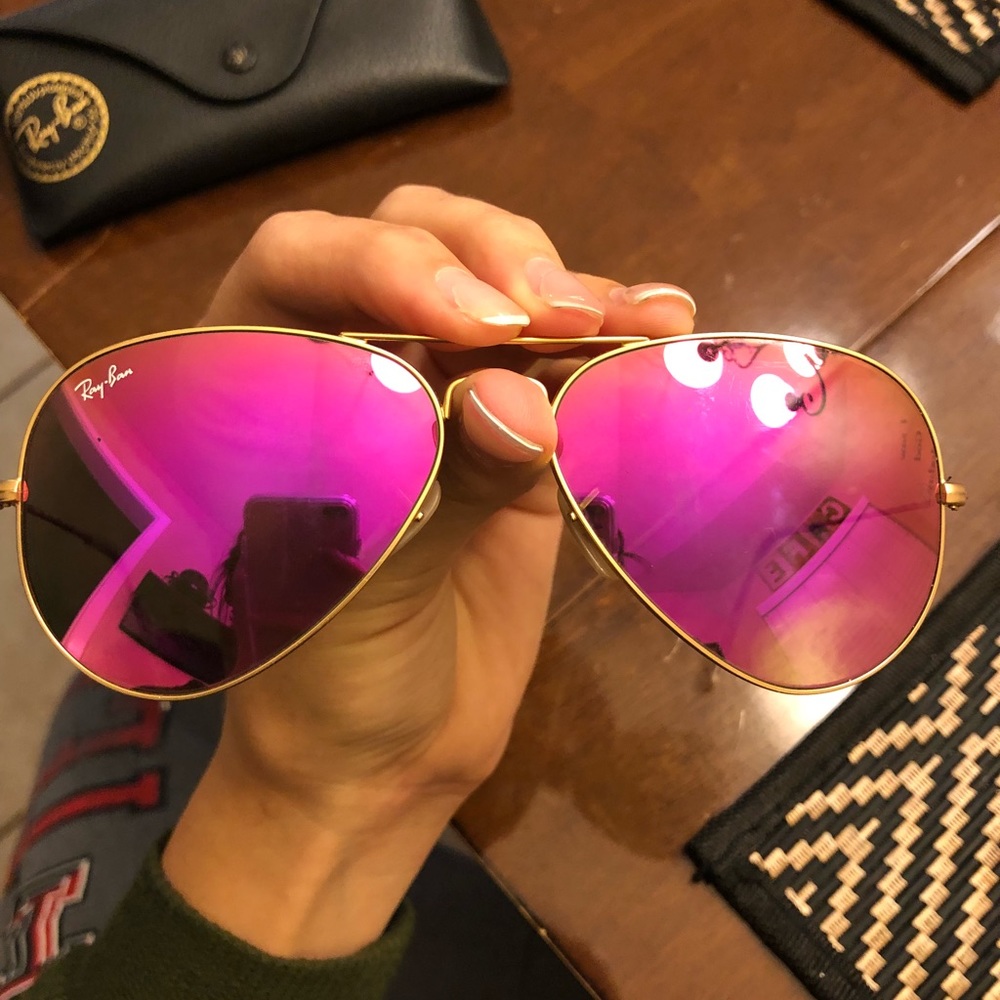 Pink Ray Bans